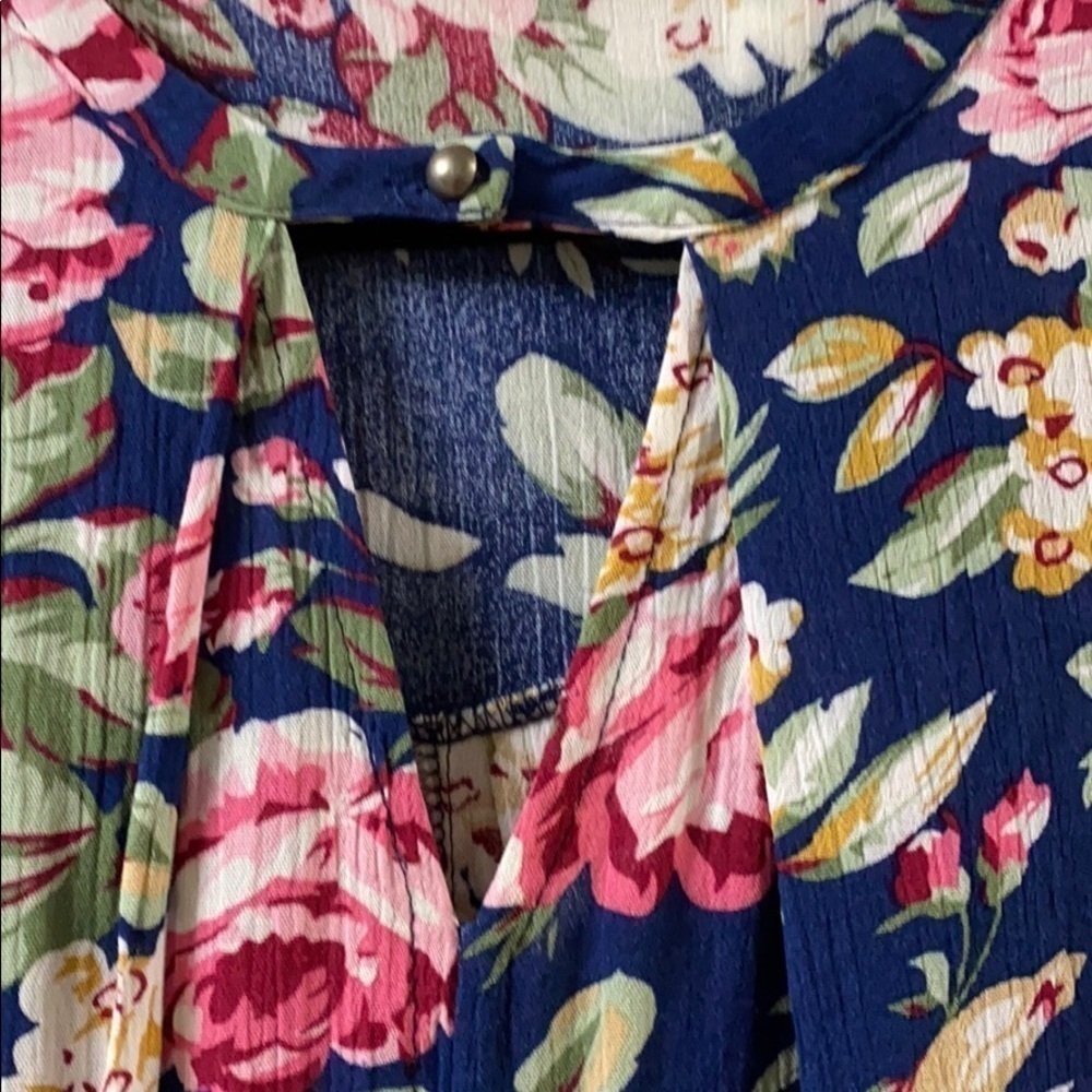 NWT Umgee floral sleeveless dress Sz Med - Picture 4 of 7